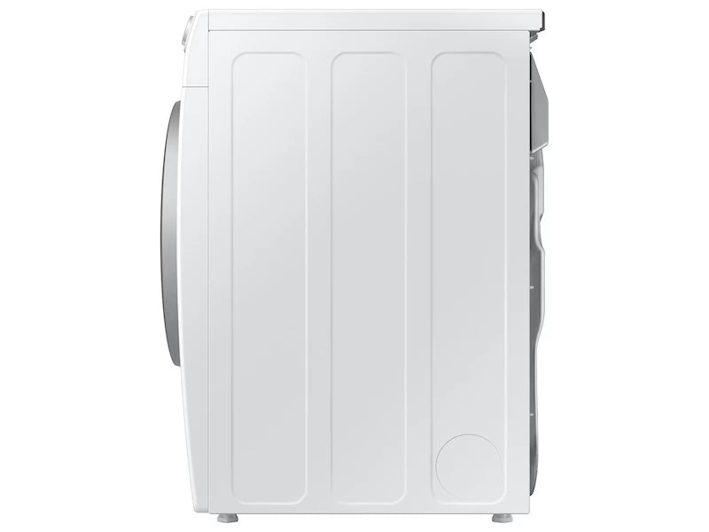 SAMSUNG 24 Inch Smart Electric Dryer with 4.0 Cu. Ft. Capacity, 15 Dry Cycles, 12 Dry Options, AI Smart Dial, Wi-Fi Connectivity, Sensor Dry, Lint Filter Indicator, Internal Drum Light, Reversible Door, and Stainless Steel Drum - White (DV25B6900EW)