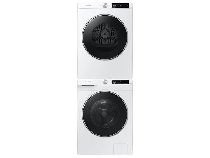 SAMSUNG 24 Inch Smart Electric Dryer with 4.0 Cu. Ft. Capacity, 15 Dry Cycles, 12 Dry Options, AI Smart Dial, Wi-Fi Connectivity, Sensor Dry, Lint Filter Indicator, Internal Drum Light, Reversible Door, and Stainless Steel Drum - White (DV25B6900EW)