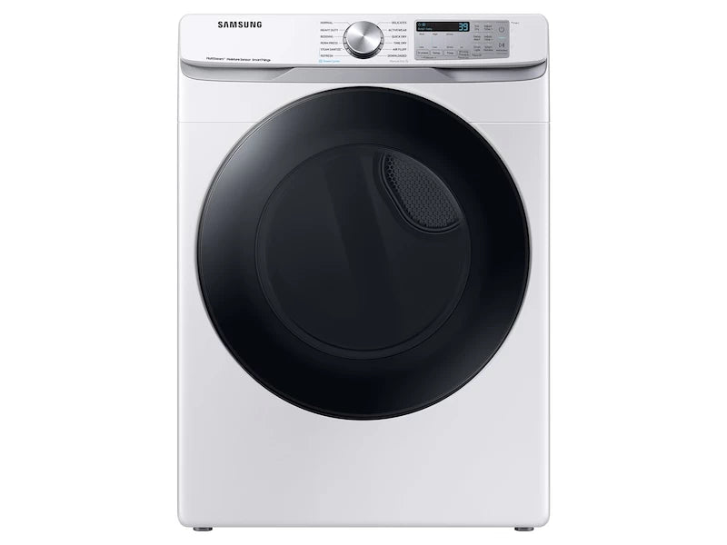 Samsung 7.5 cu. ft. Smart Electric Dryer with Steam Sanitize+ - White (DVE45B6300WA3)