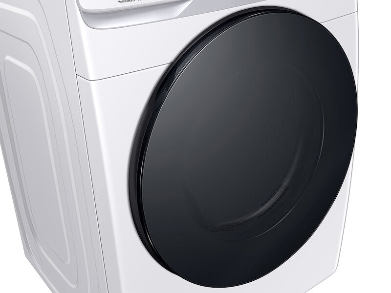 Samsung 7.5 cu. ft. Smart Gas Dryer with Steam Sanitize+ in White - White (DVG45B6300WA3)