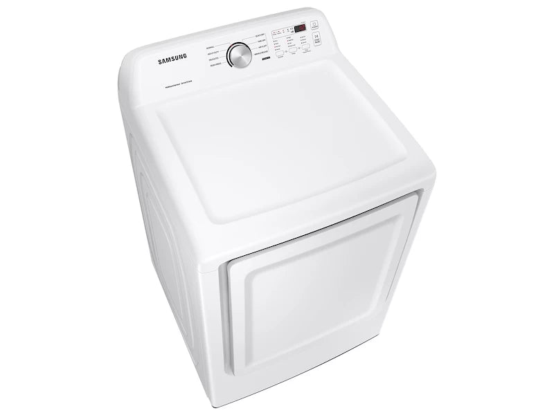 Samsung 7.2 cu. ft. Gas Dryer with Sensor Dry in White - White (DVG45T3200WA3)