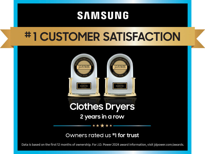Samsung Steam Sanitize+ | Sensor Dry | 7.5 cu.ft. - Brushed Black (DVG50BG8300VA3)