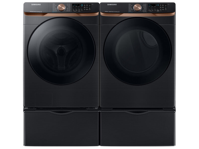 Samsung 7.5 cu. ft. Smart Gas Dryer with Steam Sanitize+ and Sensor Dry in Brushed Black - Brushed Black (DVG50BG8300VA3)
