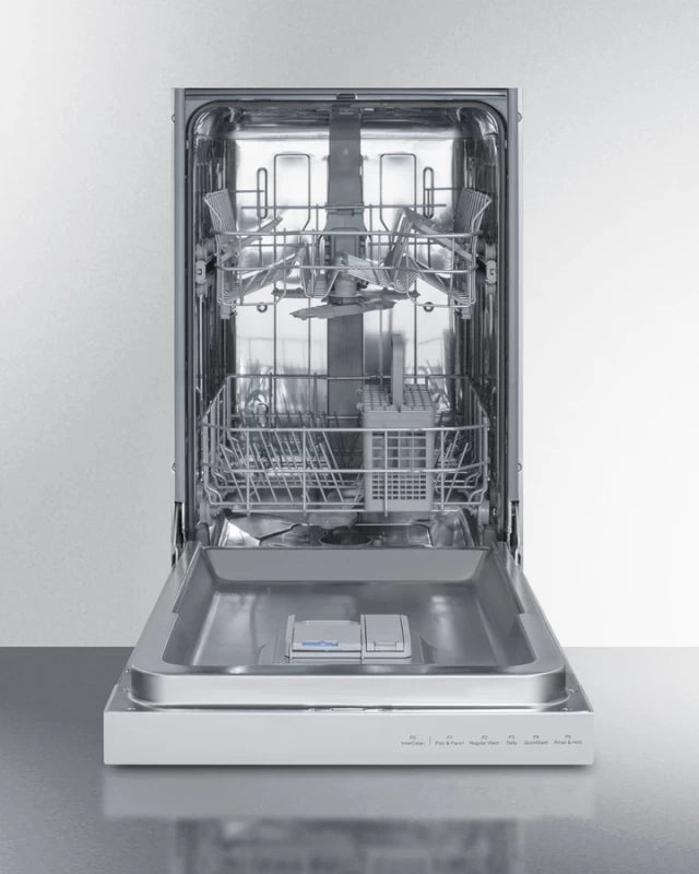 SUMMIT 18" Wide Built-In Dishwasher, ADA Compliant - Stainless Steel (DW18SS4ADA)