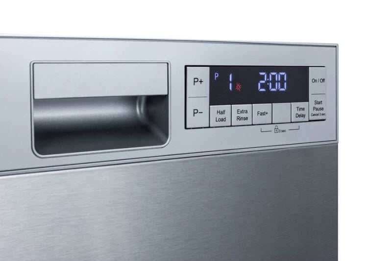 SUMMIT 18" Wide Built-In Dishwasher, ADA Compliant - Stainless Steel (DW18SS4ADA)