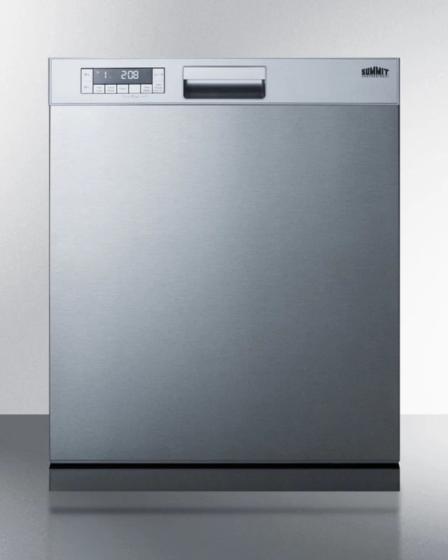 SUMMIT 24" Wide Built-In Dishwasher, ADA Compliant - Stainless Steel (DW2435SSADA)