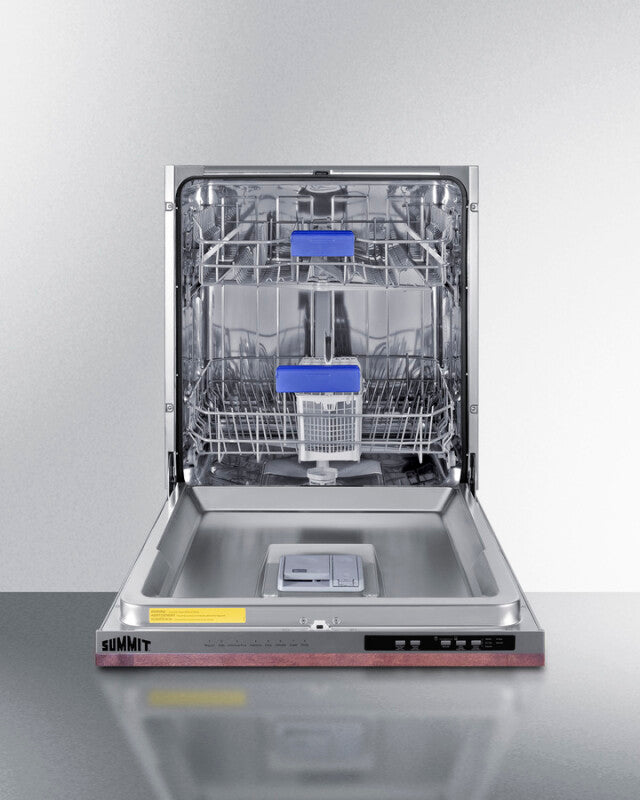 SUMMIT 24" Wide Built-In Dishwasher, ADA Compliant (Panel Not Included) - Panel Ready (DW245NTADA)
