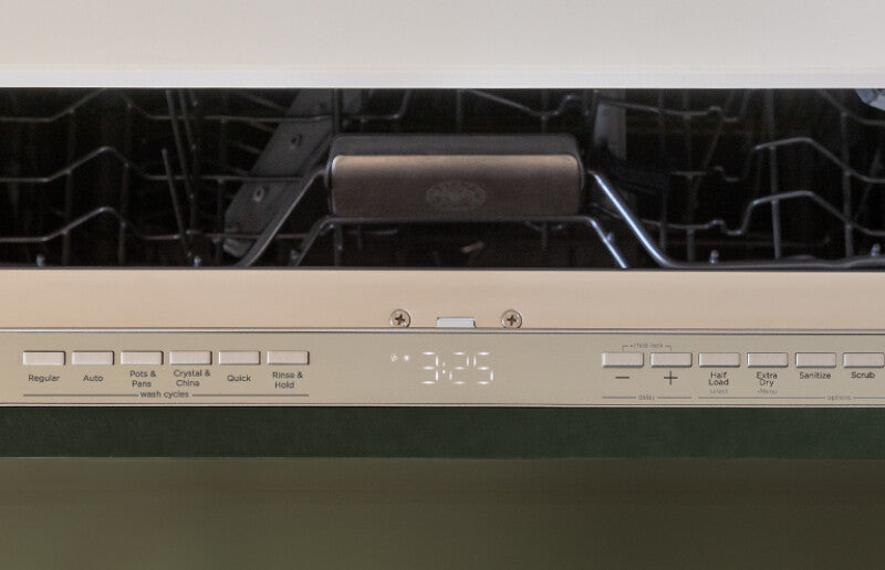 BERTAZZONI 24 inch Dishwasher Tall Tub with Panel and Bar Handle, 15 place settings, 42 dB, 6 wash cycles - Stainless Steel (DW24T3IXV)