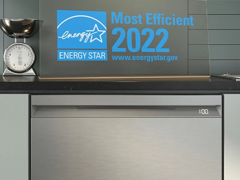 Samsung Smart Dry | Wi-Fi | 42dBA - Fingerprint Resistant Stainless Steel (DW80B7070USAA)