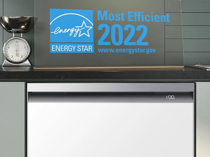 SAMSUNG Smart Dry | Wi-Fi | 42dBA - White Glass (DW80BB707012AA)