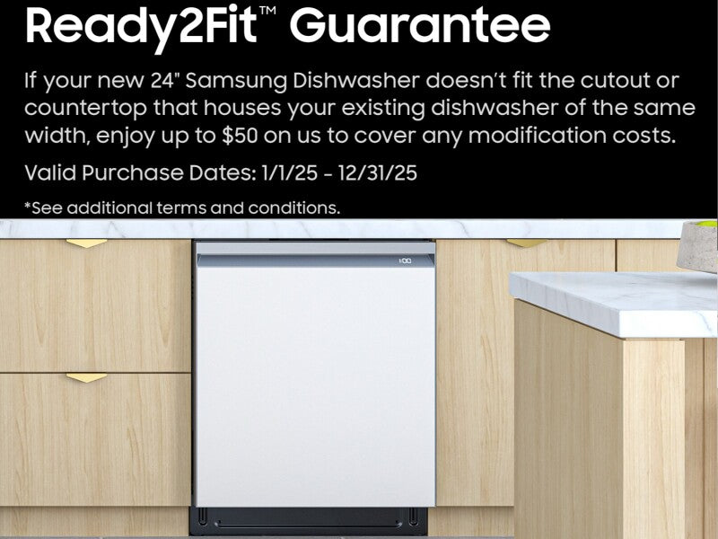 Samsung Fingerprint Resistant 53 dBA Dishwasher with Height-Adjustable Rack in Stainless Steel - Other (DW80CG4021SRAA)