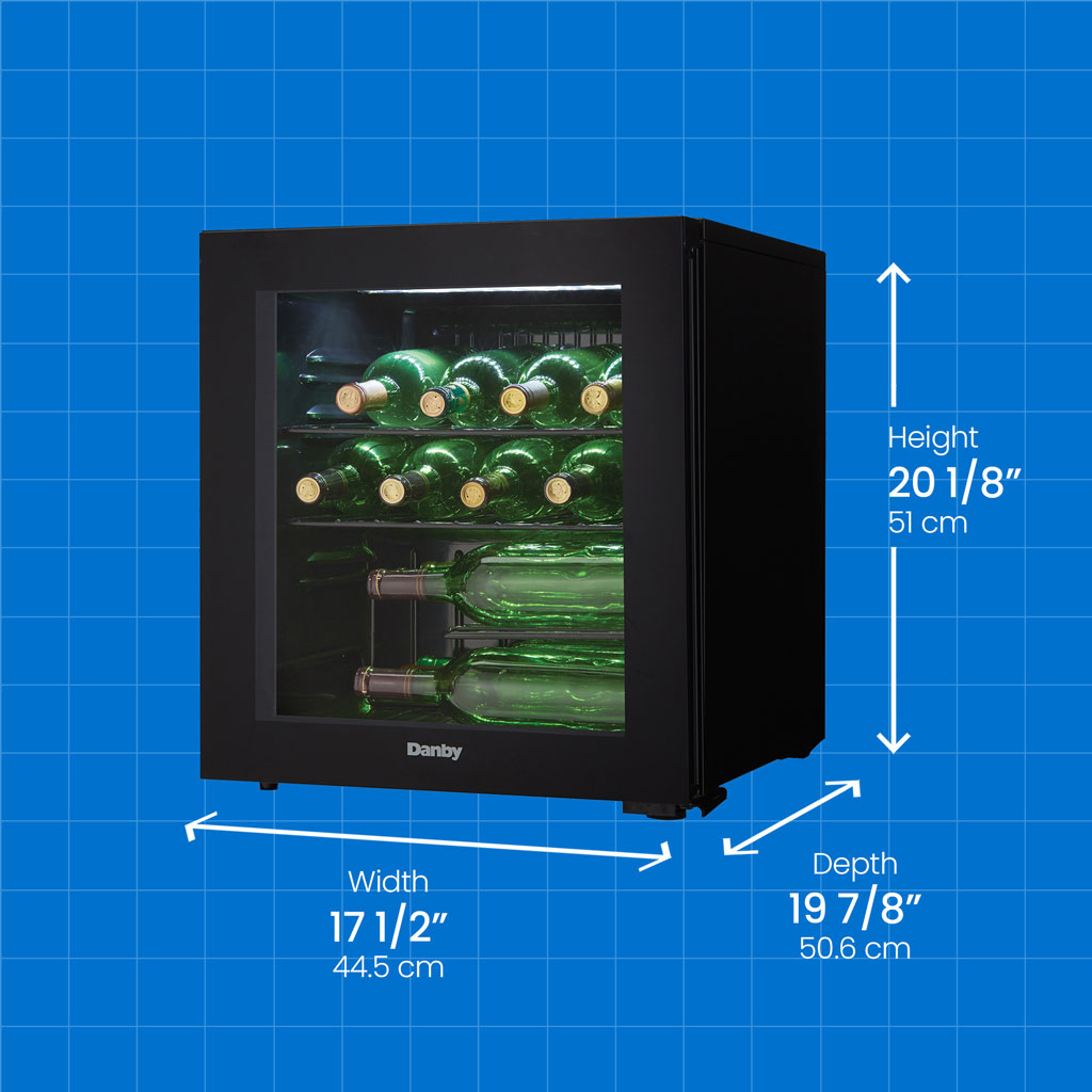 DANBY 16 Bottle Free-standing Wine Cooler - Other (DWC018A1BDB)