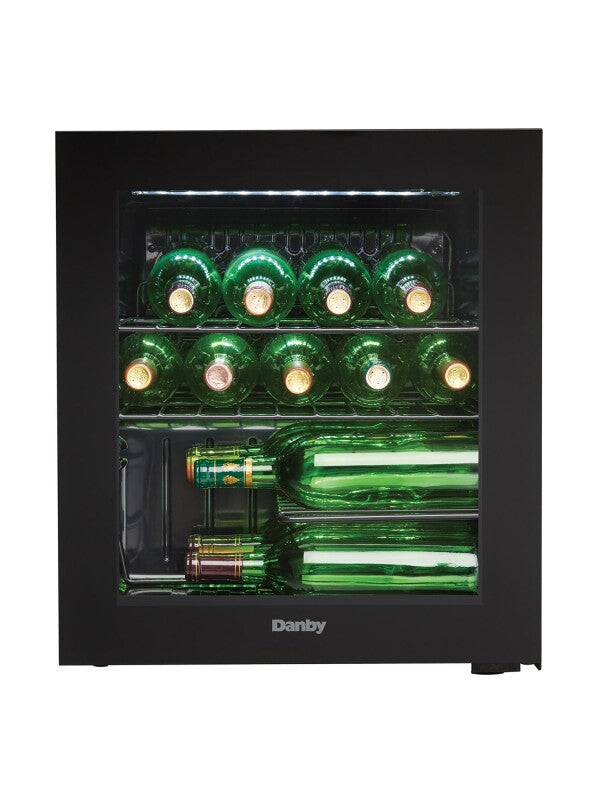 DANBY Danby 16 Bottle Free-Standing Wine Cooler in Black -  (DWC018A1BDB)