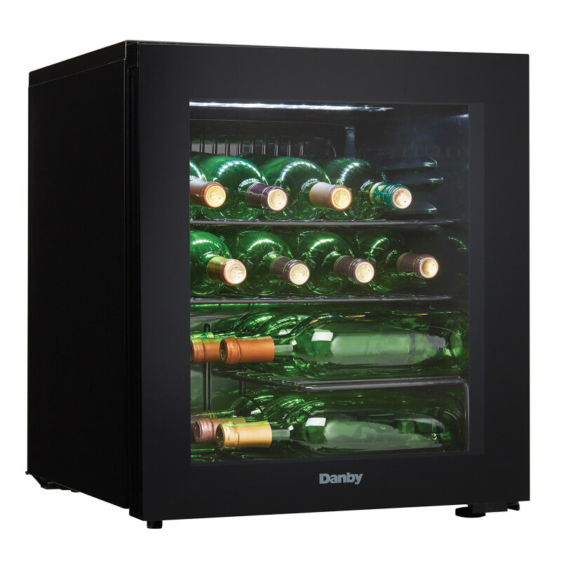 DANBY Danby 16 Bottle Free-Standing Wine Cooler in Black -  (DWC018A1BDB)