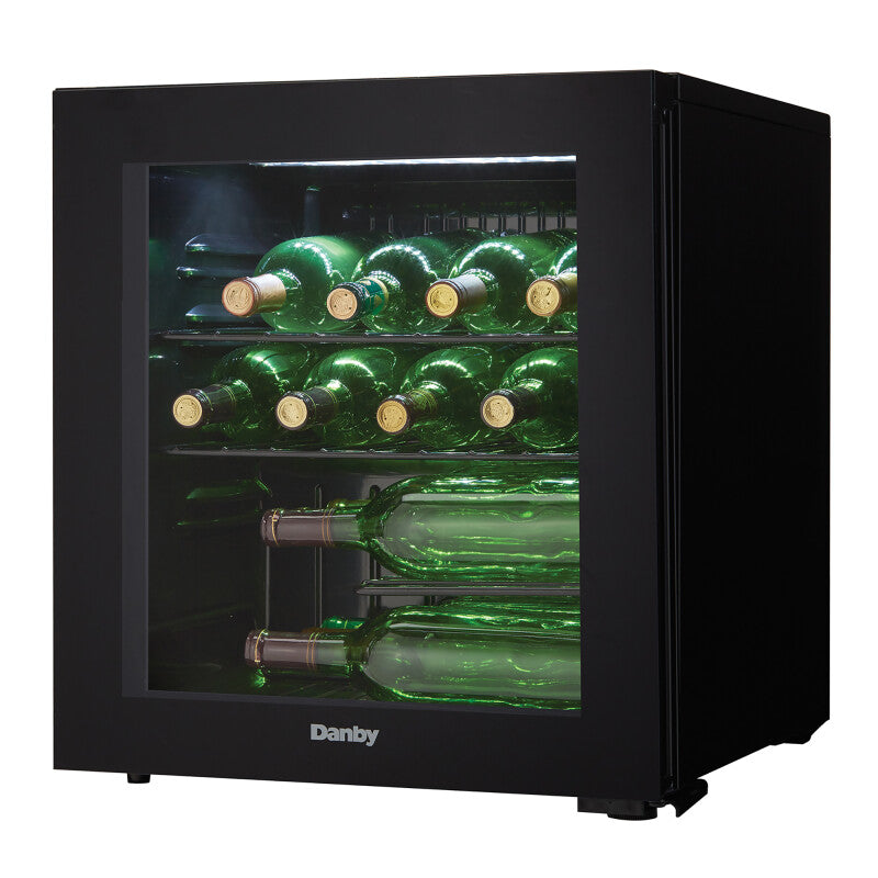 DANBY Danby 16 Bottle Free-Standing Wine Cooler in Black -  (DWC018A1BDB)