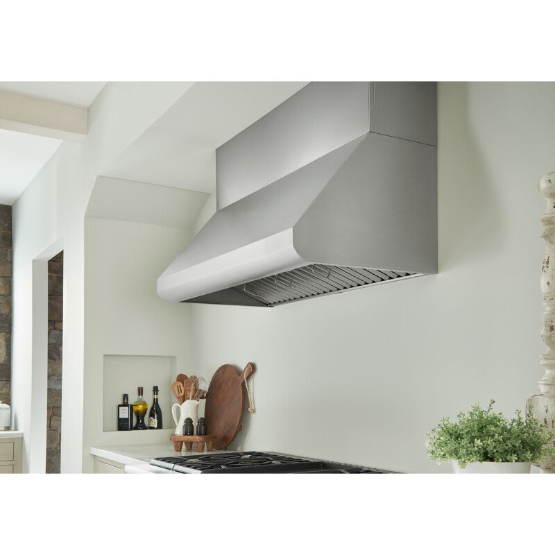 BROAN Broan(R) Elite E60000 48-inch Convertible Canopy Wall-Mount Range Hood w/Heat Sentry(TM) 1290 Max Blower CFM, Stainless Steel -  (E6048TSS)