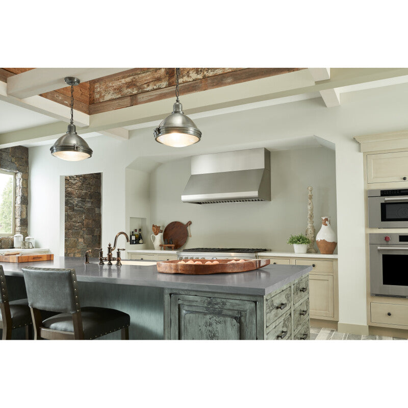 BROAN Broan(R) Elite E60000 48-inch Convertible Canopy Wall-Mount Range Hood w/Heat Sentry(TM) 1290 Max Blower CFM, Stainless Steel -  (E6048TSS)