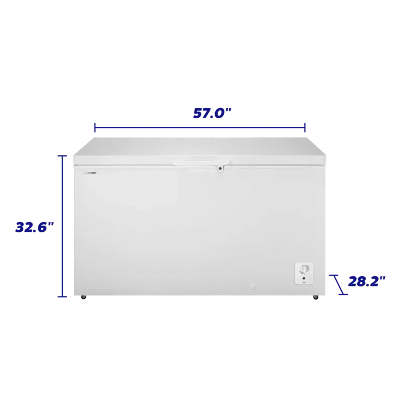 ELEMENT APPLIANCE 14.6 CF Chest Freezer, Basket Storage - White (ECF15MDCW)
