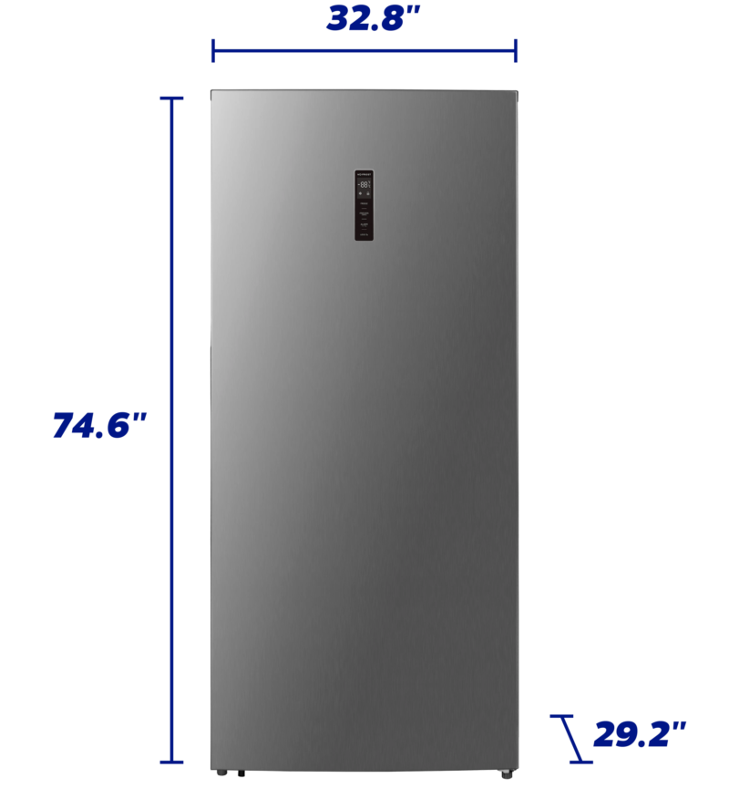 ELEMENT APPLIANCE 21.2 cu. ft. Upright Convertible Freezer / Refrigerator - Stainless Steel (EHUF21CECS)