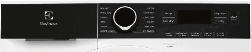 ELECTROLUX 24" Compact Front Load Dryer - Ventless, Energy Star Certified, 4.0 Cu. Ft. - White (ELFE4222AW)
