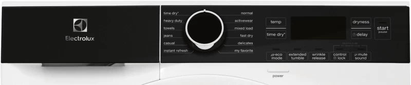 Electrolux 24" Compact Front Load Dryer - Ventless, Energy Star Certified, 4.0 Cu. Ft. - White (ELFE4222AW)
