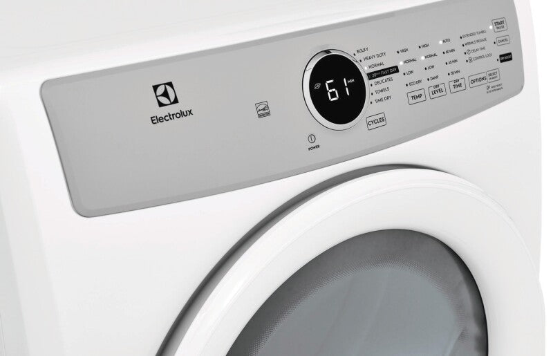 ELECTROLUX Front Load Electric Dryer ? 8.0 Cu. Ft. - White (ELFE7337AW)
