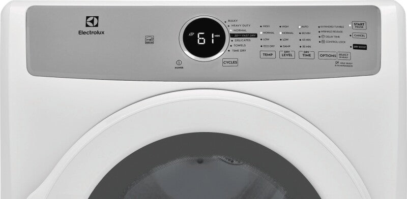ELECTROLUX Front Load Electric Dryer ? 8.0 Cu. Ft. - White (ELFE7337AW)