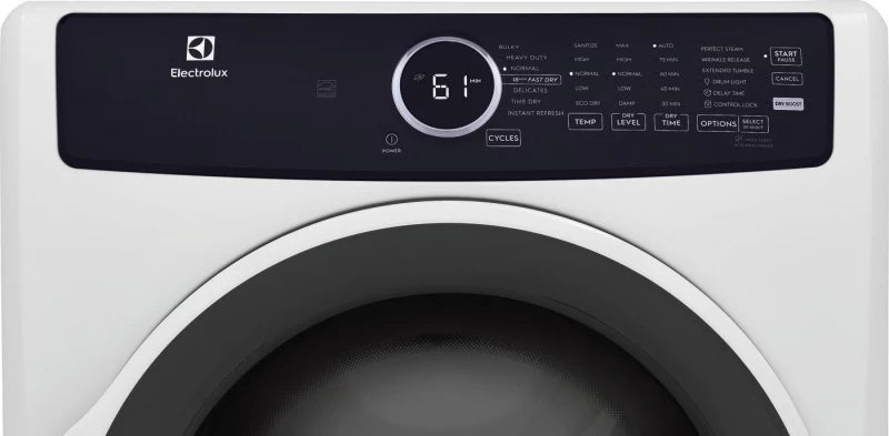 Electrolux Front Load Perfect Steam Electric Dryer with Instant Refresh ? 8.0 Cu. Ft. - White (ELFE7437AW)