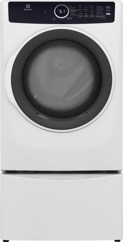 Electrolux Front Load Perfect Steam Electric Dryer with Instant Refresh ? 8.0 Cu. Ft. - White (ELFE7437AW)