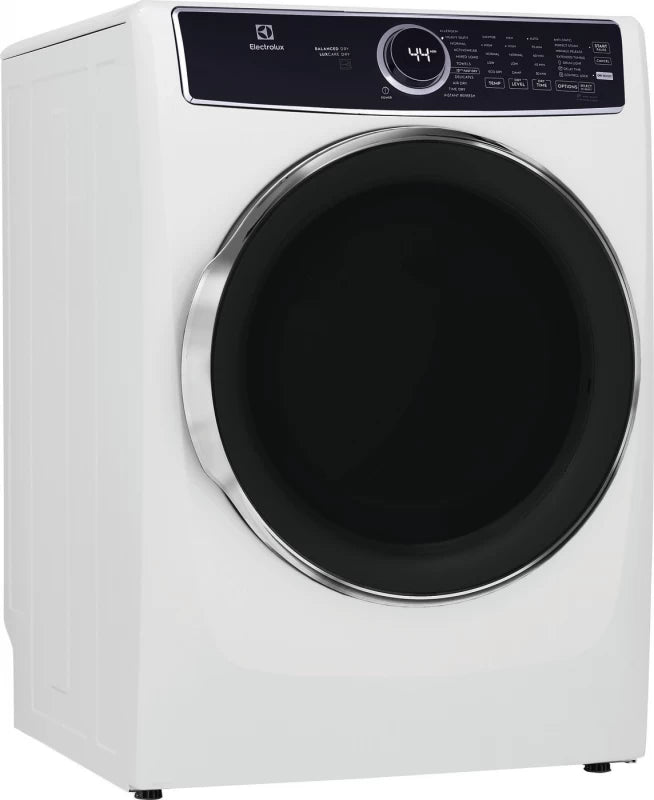 ELECTROLUX Front Load Perfect Steam Electric Dryer with Balanced Dry™ and Instant Refresh ? 8.0 Cu. Ft. - White (ELFE7637AW)