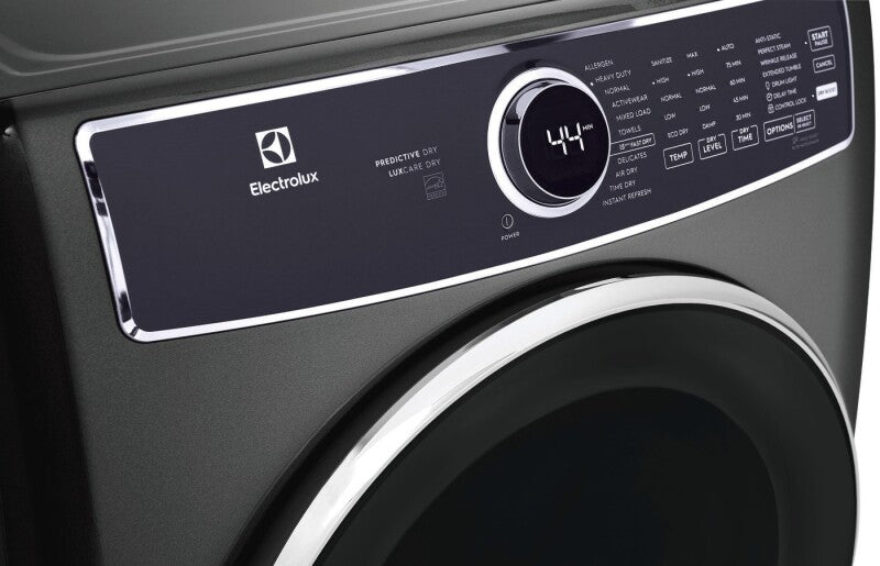 Electrolux Front Load Perfect Steam Gas Dryer with LuxCare Dry and Instant Refresh ? 8.0 Cu. Ft. - Titanium (ELFG7637AT)