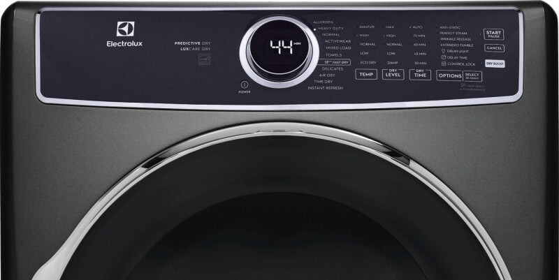 Electrolux Front Load Perfect Steam Gas Dryer with LuxCare Dry and Instant Refresh ? 8.0 Cu. Ft. - Titanium (ELFG7637AT)