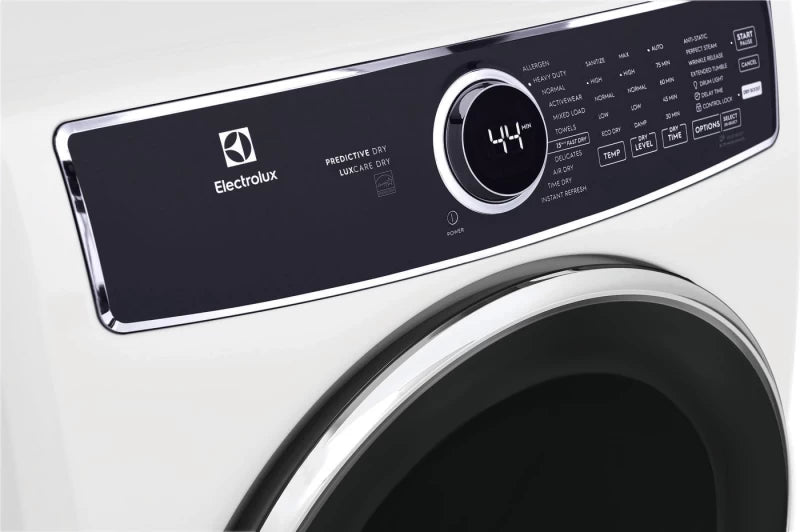 Electrolux Front Load Perfect Steam Gas Dryer with LuxCare Dry and Instant Refresh ? 8.0 Cu. Ft. - White (ELFG7637AW)