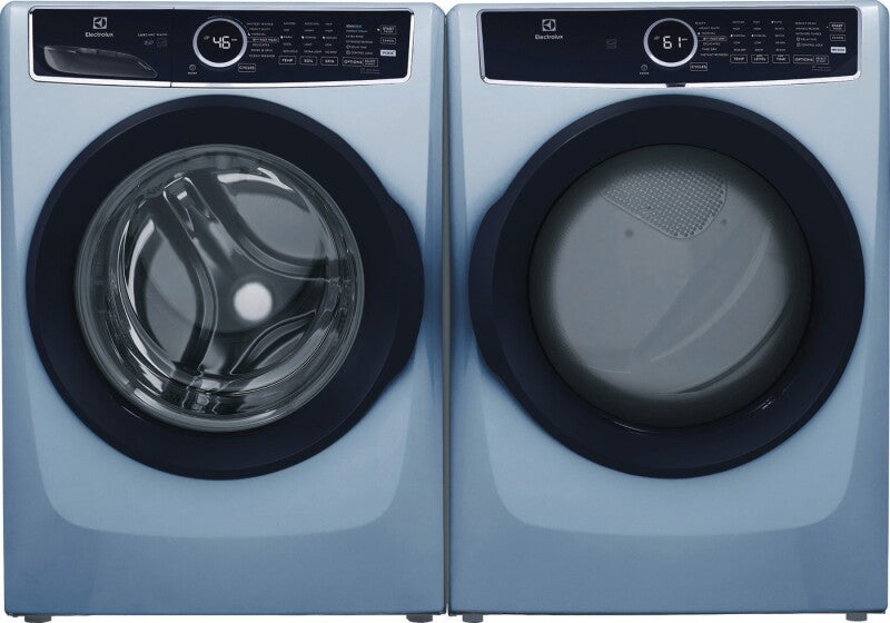 ELECTROLUX Front Load Perfect Steam Washer with LuxCare Wash - 4.5 Cu. Ft. - Glacier Blue (ELFW7437AG)