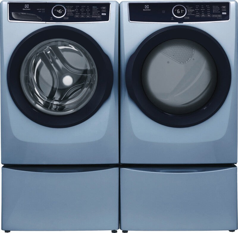 ELECTROLUX Front Load Perfect Steam Washer with LuxCare Wash - 4.5 Cu. Ft. - Glacier Blue (ELFW7437AG)