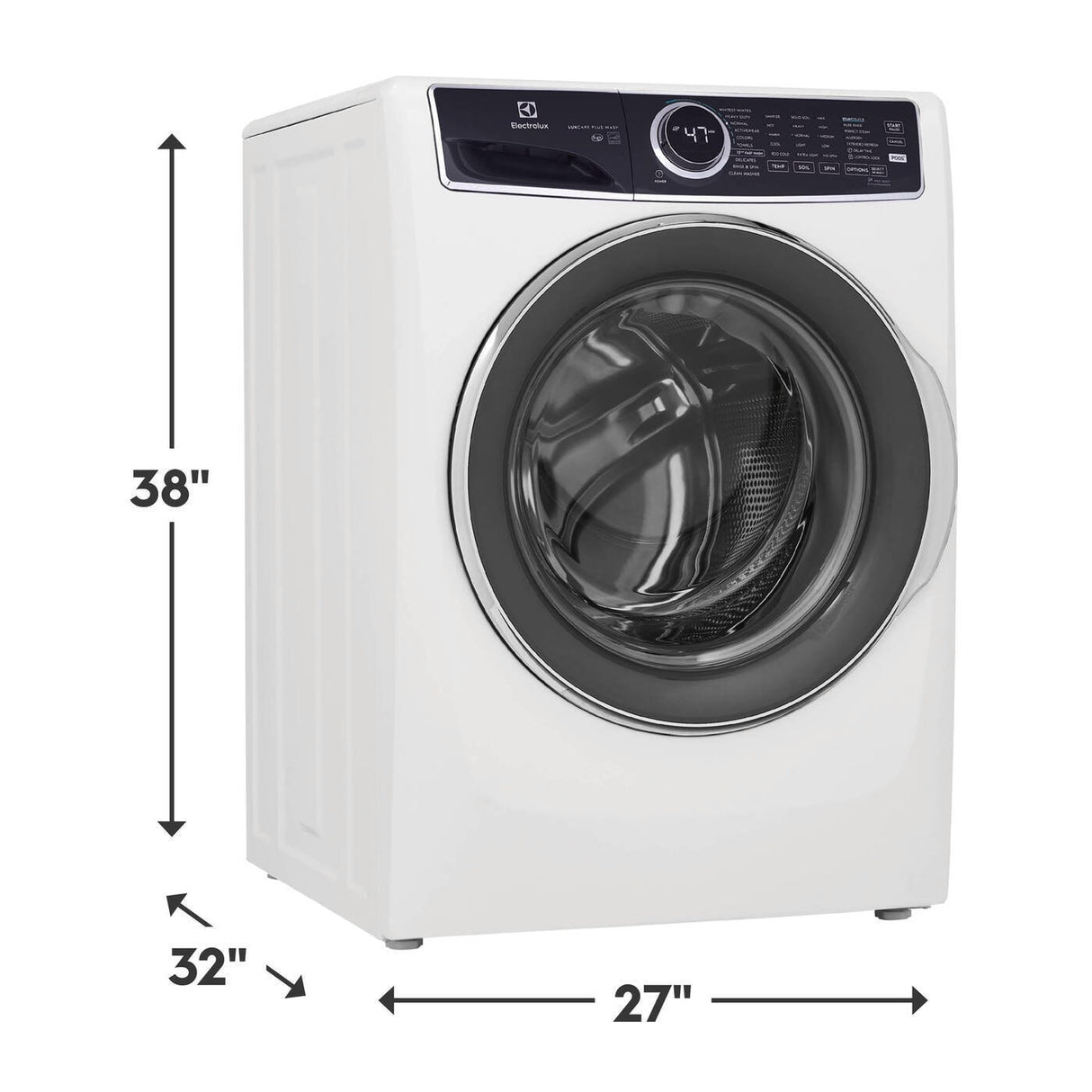 ELECTROLUX Front Load Perfect Steam Washer with LuxCare Plus Wash - 4.5 Cu. Ft. - White (ELFW7537AW)