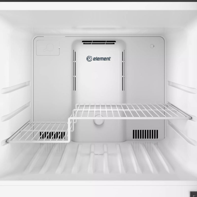 ELEMENT APPLIANCE 27.7-Inch Element 17.6 cu. ft. Top Freezer Refrigerator - Black (ENR18TFGCB)