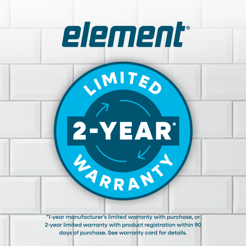 ELEMENT APPLIANCE 27.7-Inch 17.6 Cu. Ft. Top Freezer Refrigerator - Stainless (ENR18TFGCS)