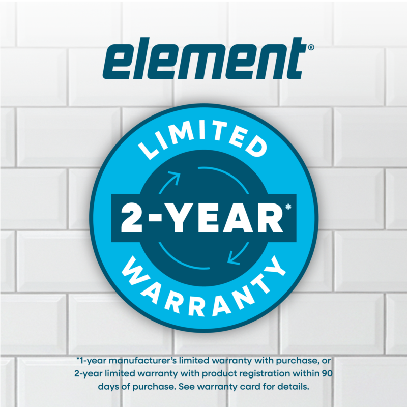 ELEMENT APPLIANCE 27.7-Inch 17.6 Cu. Ft. Top Freezer Refrigerator - White (ENR18TFGCW)