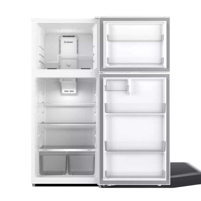 ELEMENT APPLIANCE 27.7-Inch Element 17.6 cu. ft. Top Freezer Refrigerator - White (ENR18TFGCW)