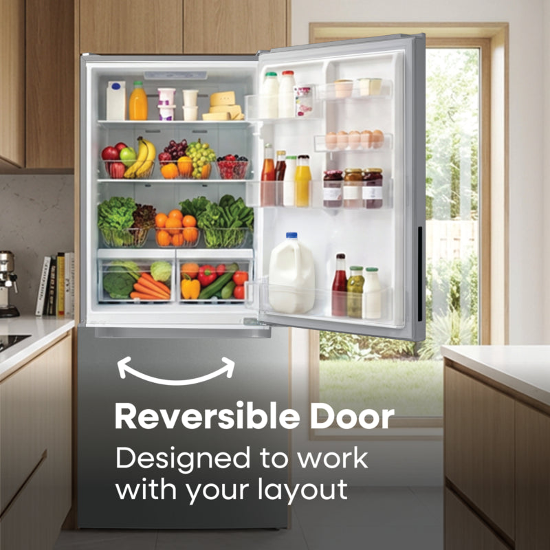 ELEMENT APPLIANCE 18.7 Cu. Ft. Bottom Freezer Refrigerator - Stainless Steel (ERBM19CBS)