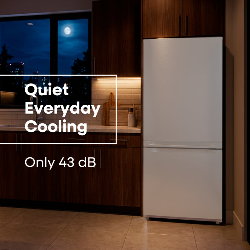 ELEMENT APPLIANCE 18.7 Cu. Ft. Bottom Freezer Refrigerator - White (ERBM19CBW)