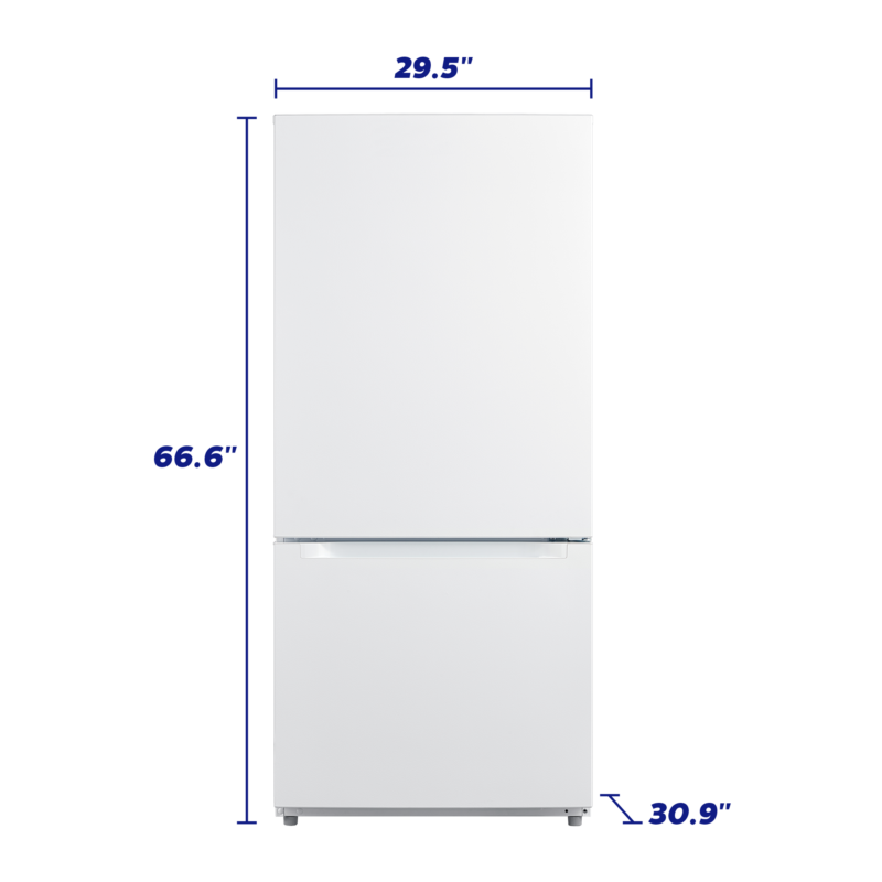 ELEMENT APPLIANCE 18.7 cu. ft. Bottom Freezer Refrigerator - White (ERBM19CBW)