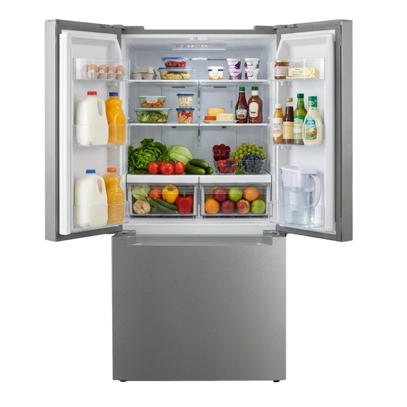ELEMENT APPLIANCE 18.4 Cu. Ft. French Door Refrigerator - Stainless Steel (ERFD19CGCS)