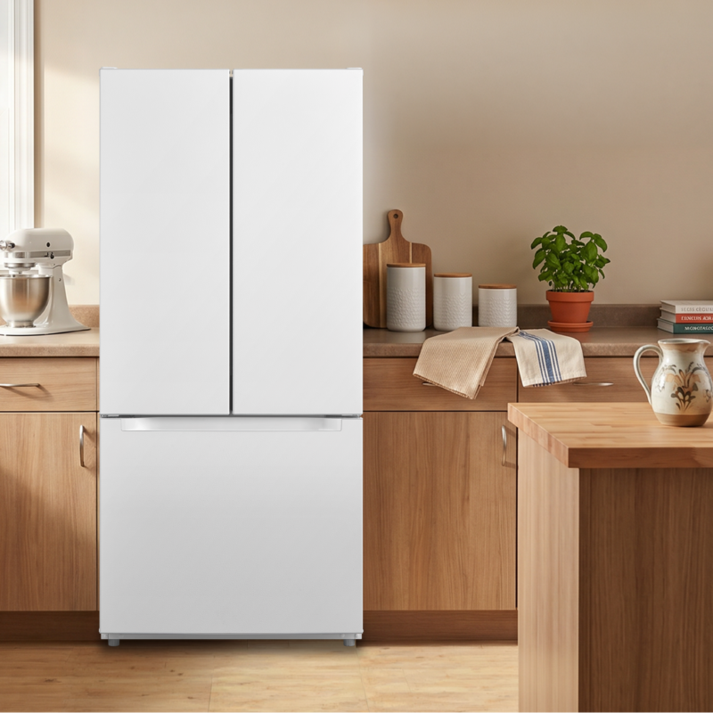 ELEMENT APPLIANCE 18.4 Cu. Ft. French Door Refrigerator - White (ERFD19CGCW)