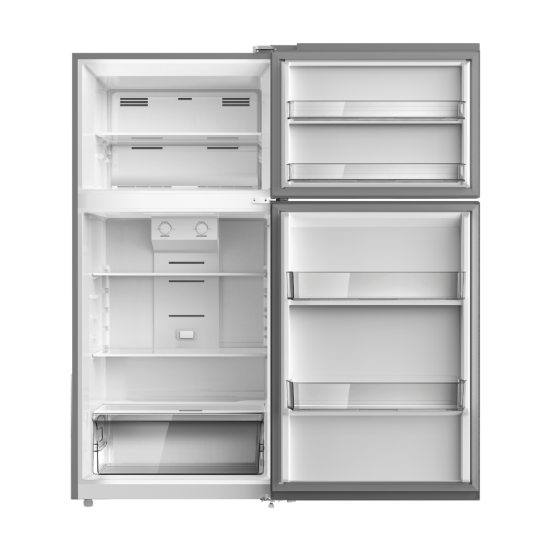 ELEMENT APPLIANCE 27.6-Inch 14.2 Cu. Ft. Top Freezer Refrigerator - Stainless Steel (ERT14CSCS)