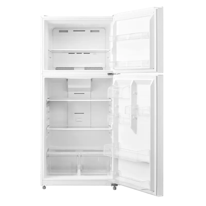 ELEMENT APPLIANCE 20.5 CF Top Mount Refrigerator, Glass Shelves, E-STAR - White (ERT21CSCW)