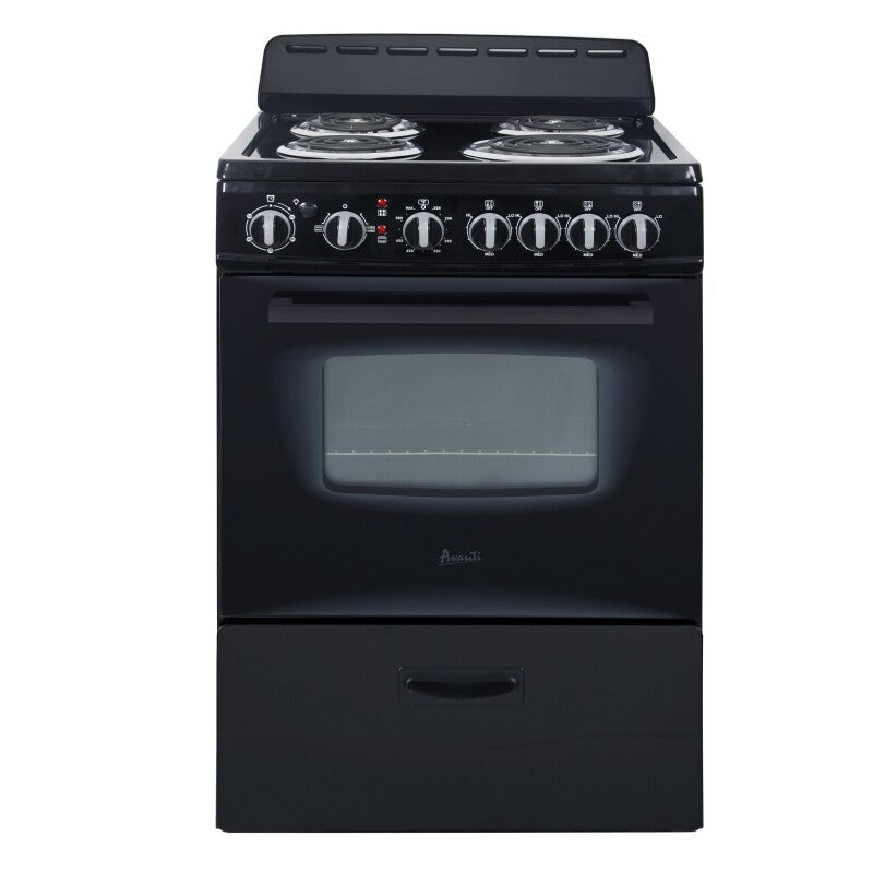 AVANTI Avanti 24" Electric Range Oven with Framed Glass Door - White / 2.6 cu. ft. -  (ERU240P0W)