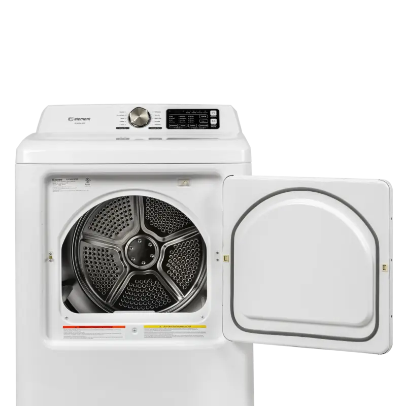ELEMENT APPLIANCE 7.0 CF Electric Dryer, Sensor Drying - White (ETD7027ECW)