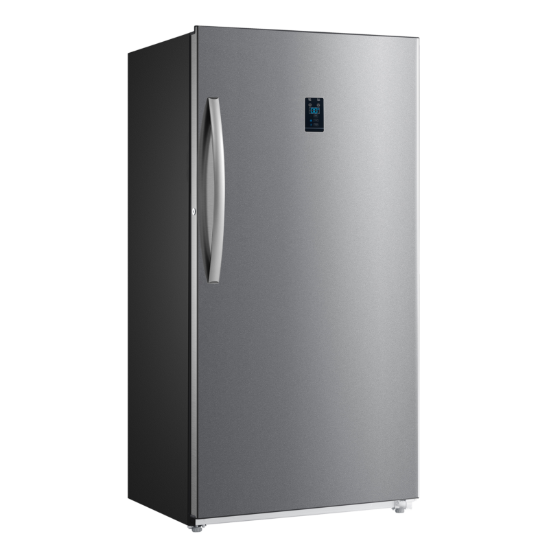 ELEMENT APPLIANCE 13.8 CF Upright Freezer Convertible, Glass Shelves, Digital Controls, E-STAR - Stainless Steel (EUF14CECS)